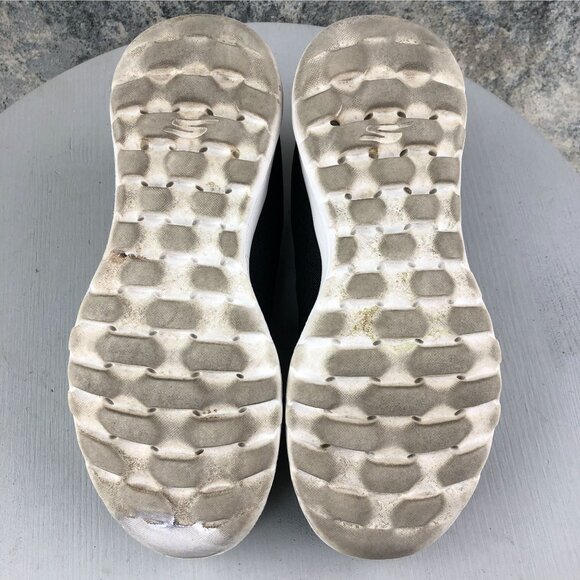 Skechers Womens Size 6 Go Walk Joy Black GogaMat Lace-Up Walking Sneakers 179021 - Picture 9 of 14